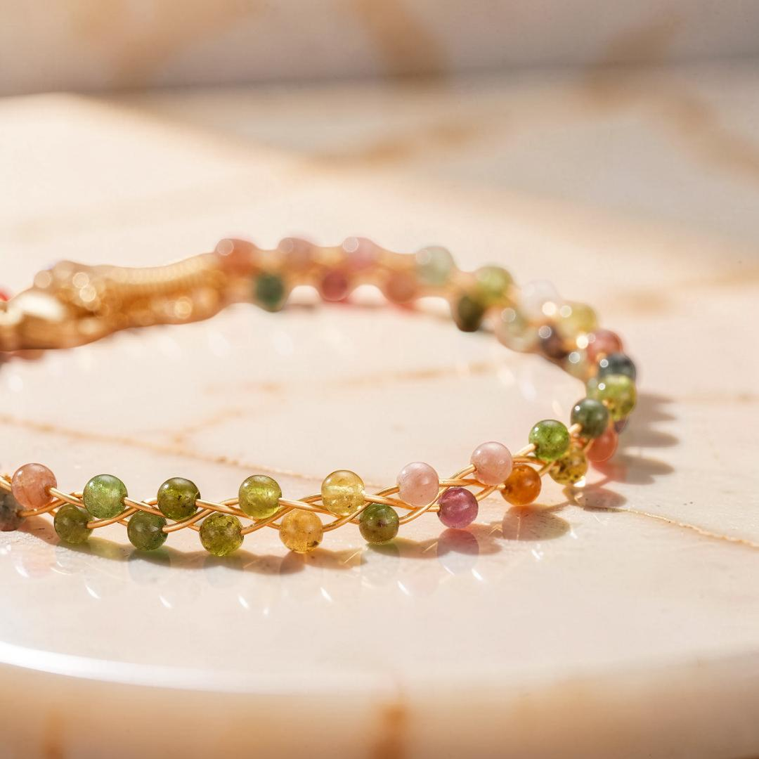 Bracelet Tourmaline – Éclats Arc-en-Ciel