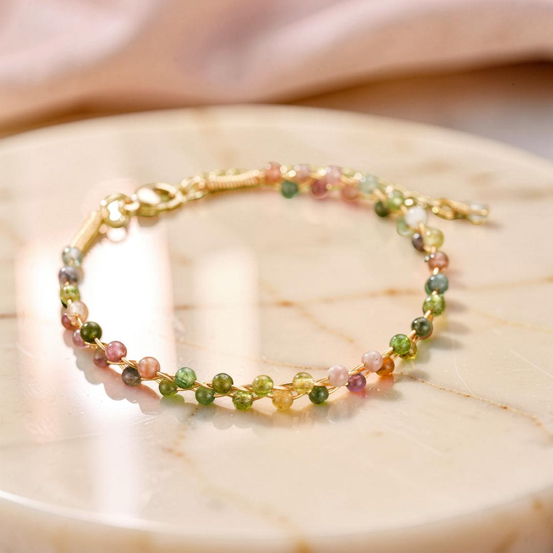 Bracelet Tourmaline – Éclats Arc-en-Ciel