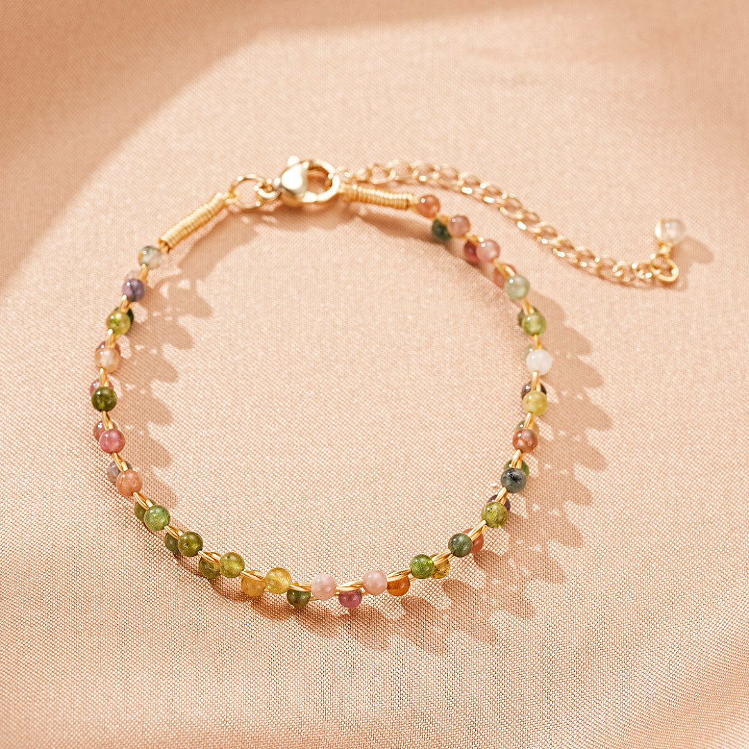 Bracelet Tourmaline – Éclats Arc-en-Ciel