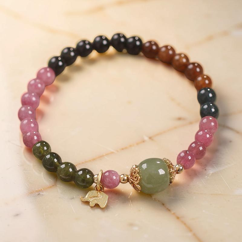 Bracelet Tourmaline – Sagesse d'Éléphant