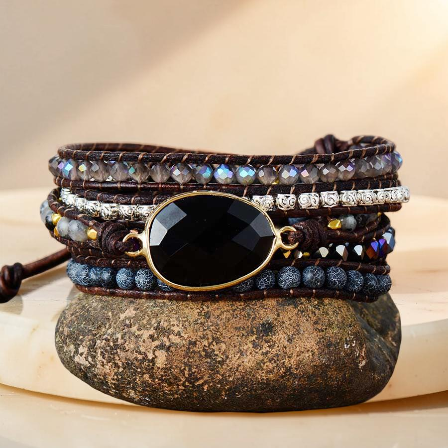 Bracelet Wrap Onyx - Force