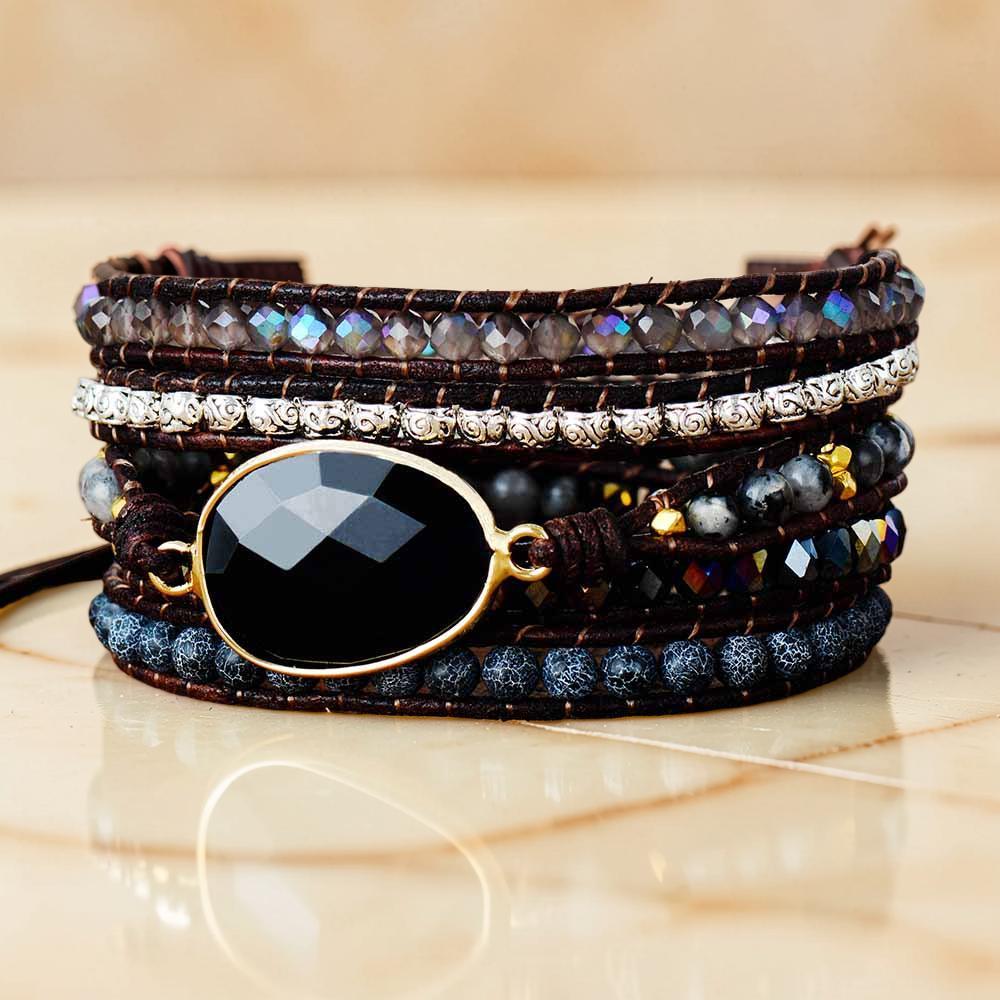 Bracelet Wrap Onyx - Force