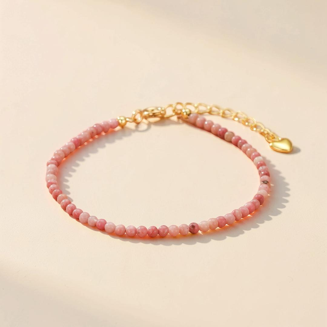 Bracelet Rhodonite – Ciel Rosé