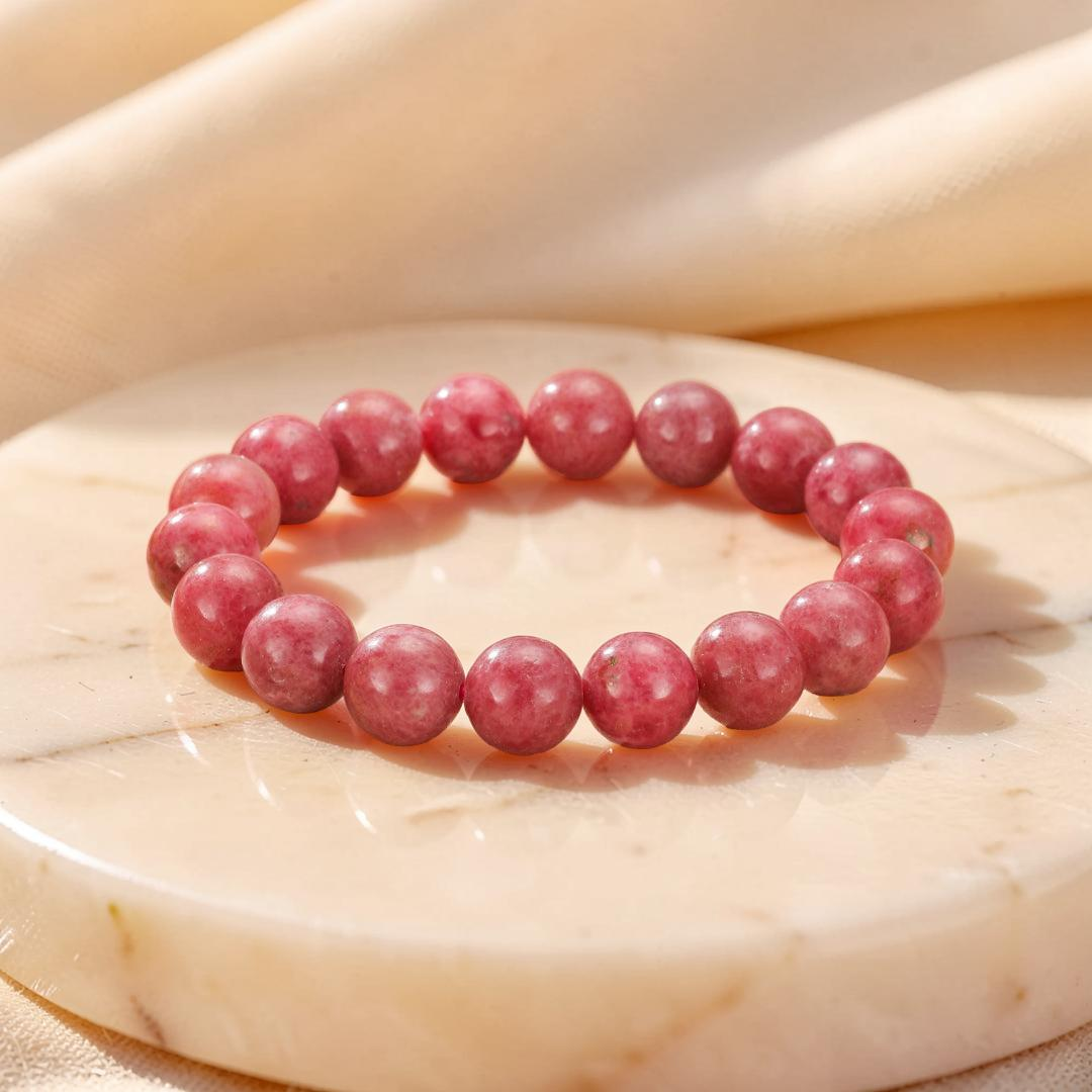 Bracelet Rhodonite – Harmonie Rosée