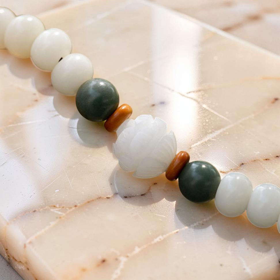 Mâlâ Lotus Graine de Bodhi – Perla, 108 Perles