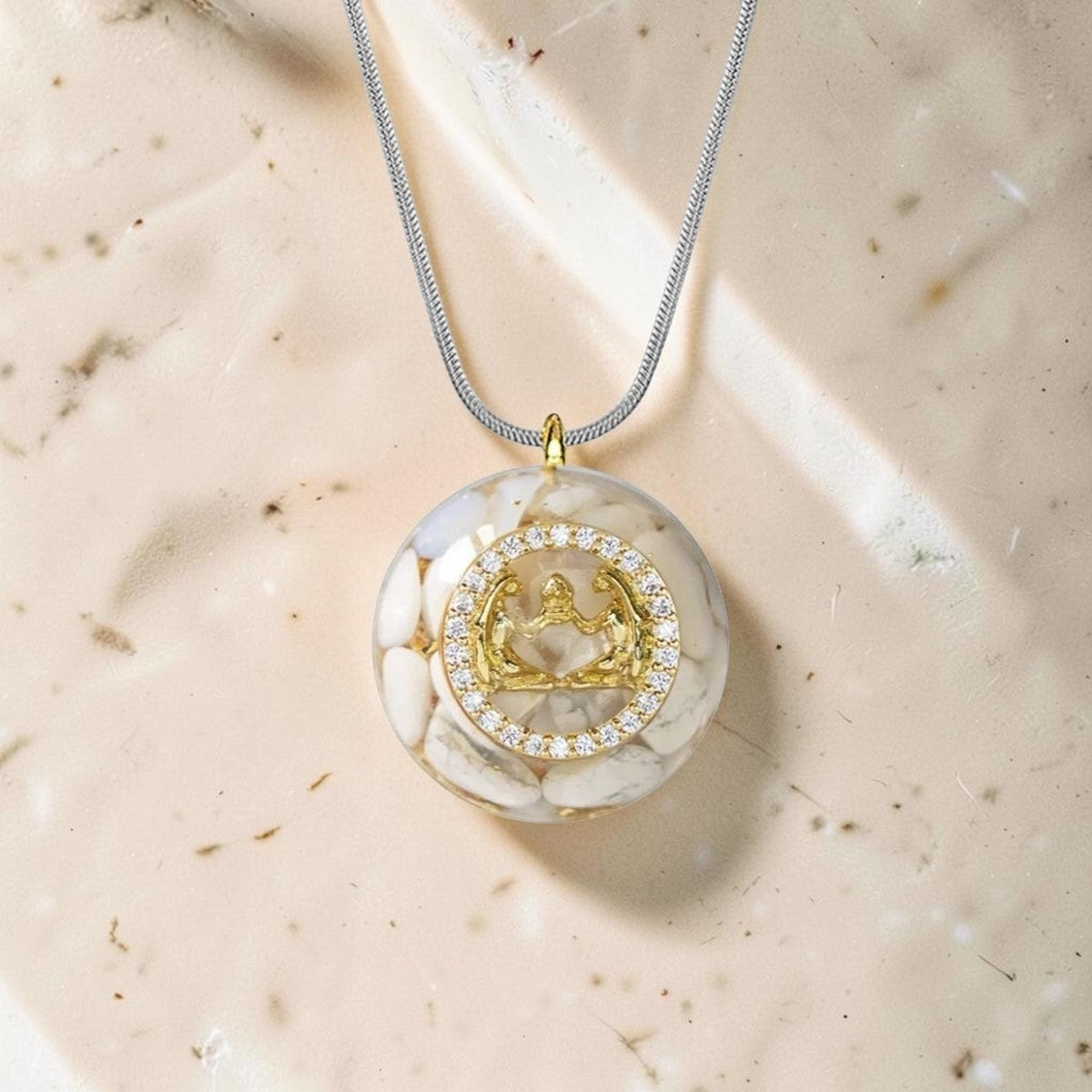 Pendentif Orgonite Signe Astrologique en Pierre Naturelle