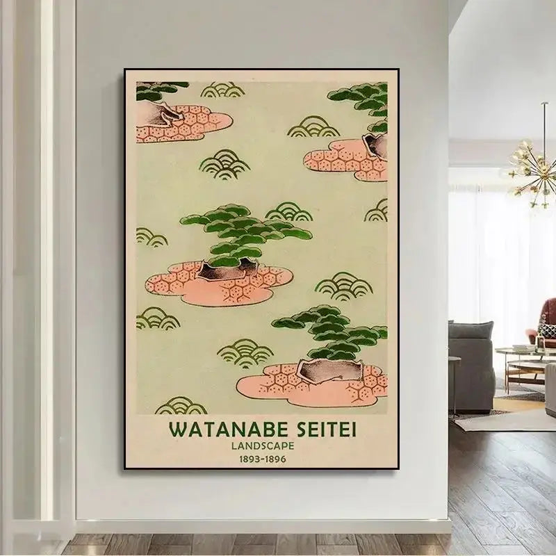 Affiche Japonaise Inspirée des Grands Maîtres de l’Estampe