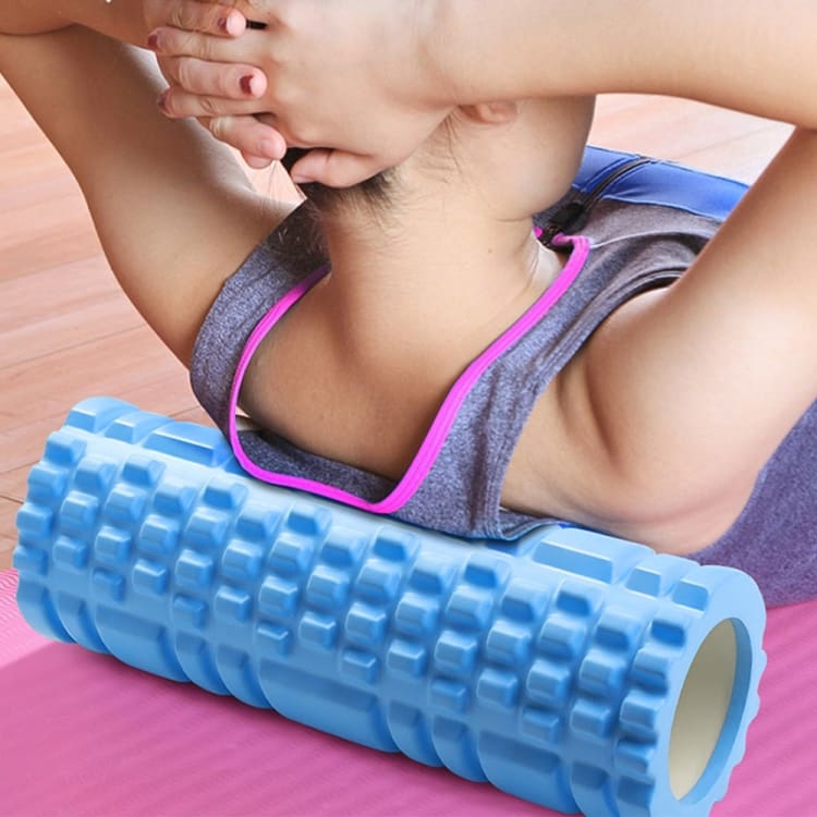 Rouleau de Massage Lisse Yoga en ABS & EVA 33 × 14 cm