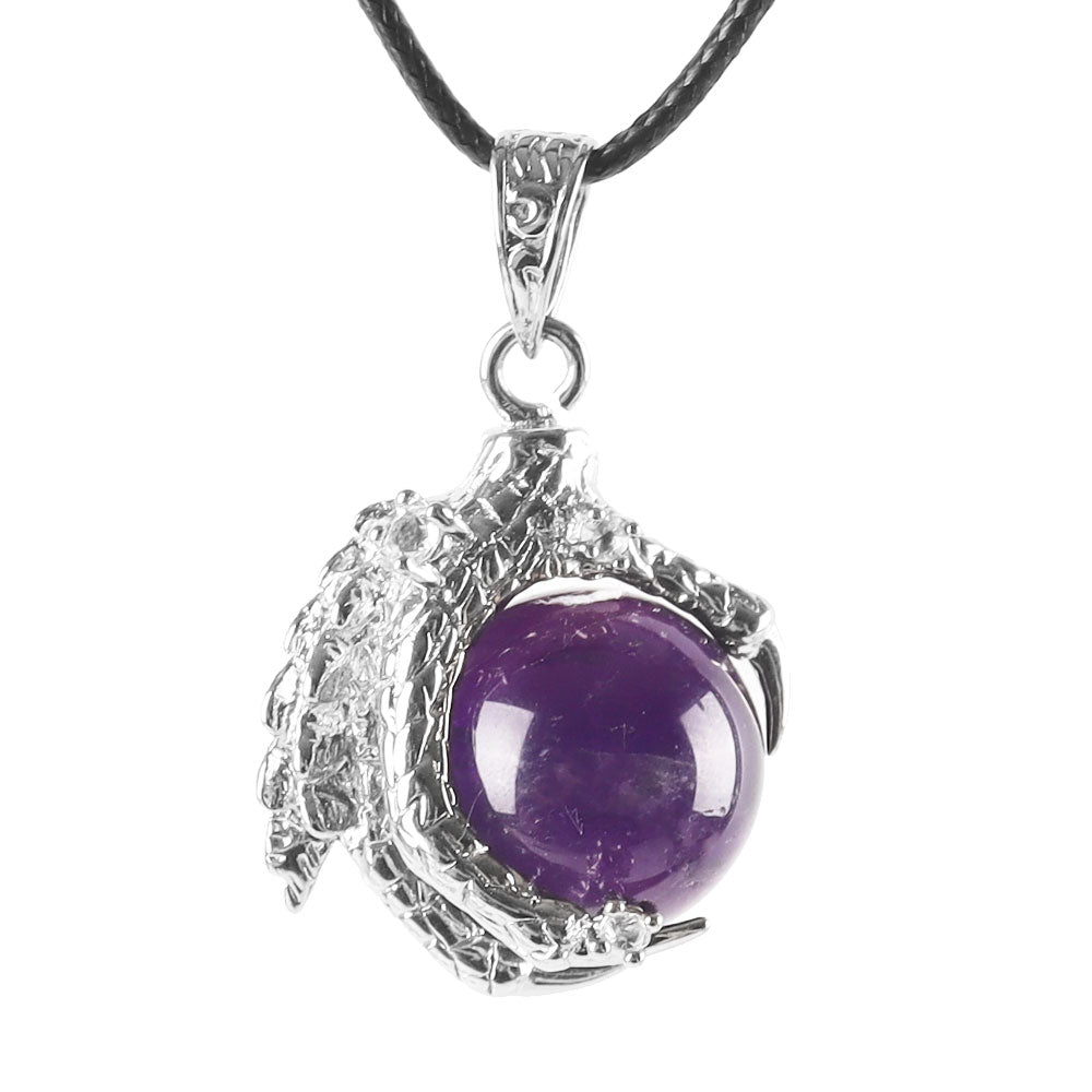 Pendentif Dragon « Griffe Protectrice » en Calcédoine Rouge – 20 mm