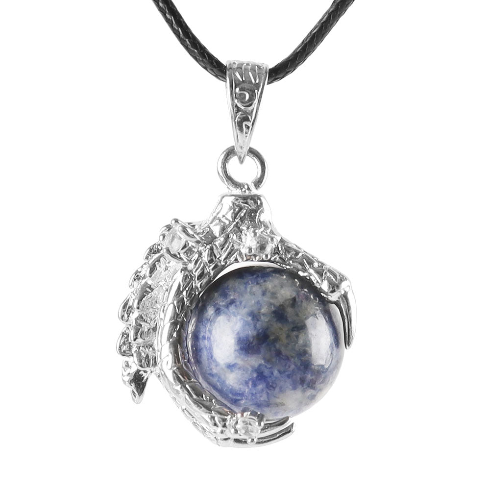 Pendentif Dragon « Griffe Protectrice » en Calcédoine Rouge – 20 mm