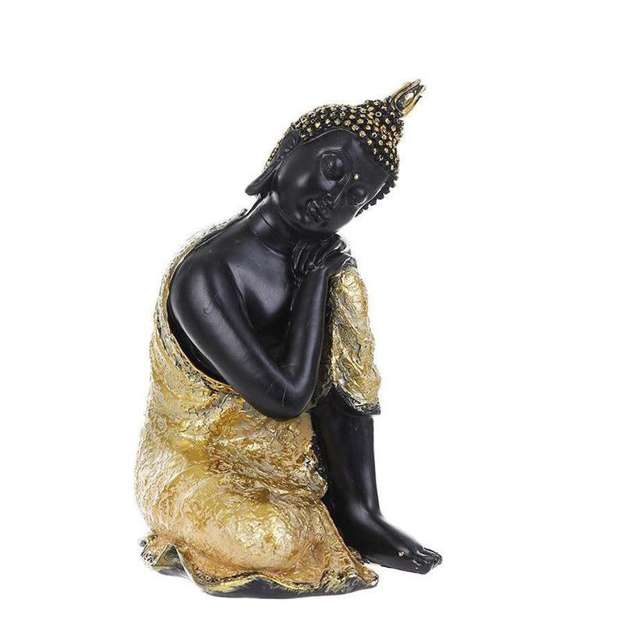 Statue Amitabha Buddha – Sculpture Bouddhiste en Métal / Résine pour Intérieur & Méditation