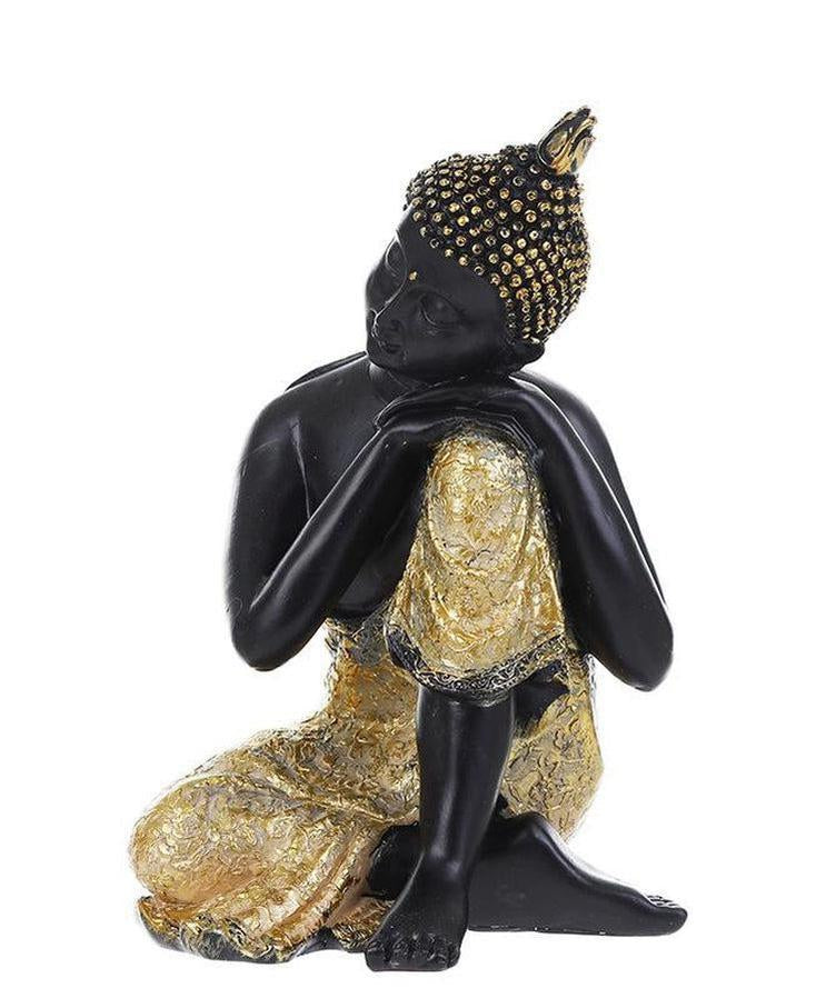 Statue Amitabha Buddha – Sculpture Bouddhiste en Métal / Résine pour Intérieur & Méditation