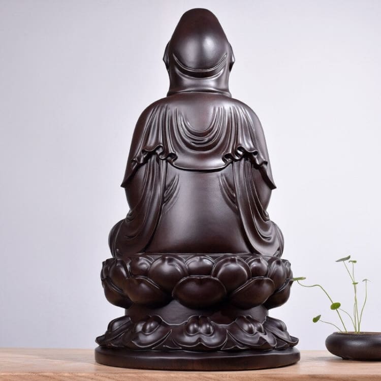 Statuette de Bouddha en bois de santal
