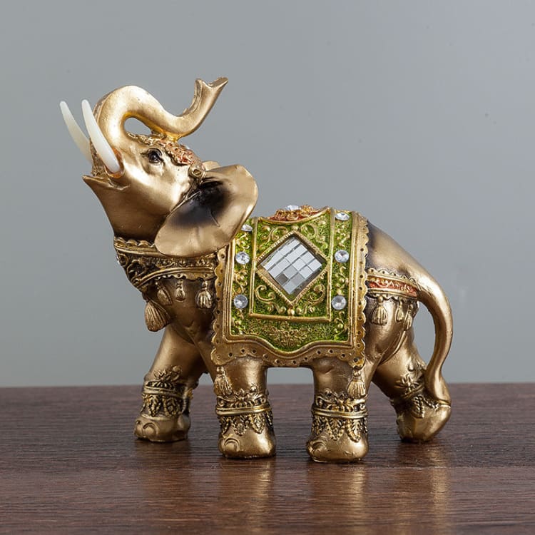 Statuette d'éléphant de Thaïlande porte bonheur