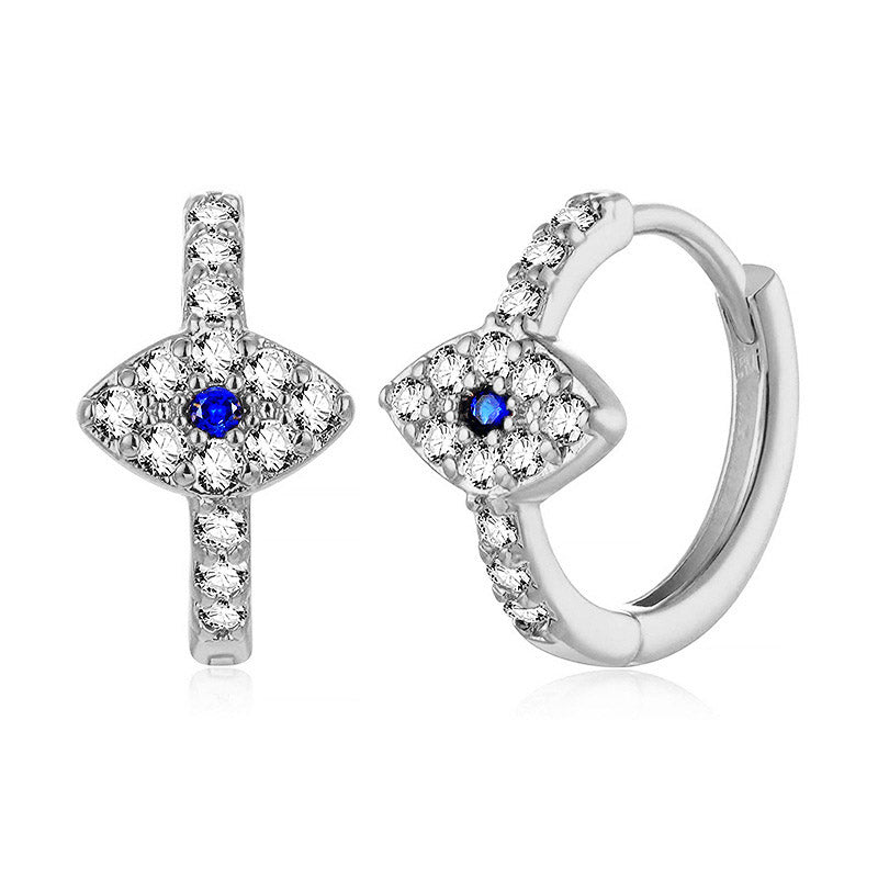 Boucles d’Oreilles Œil Protecteur Argent 925