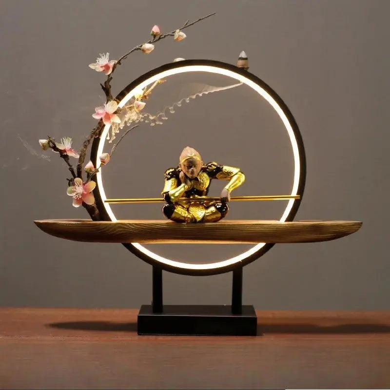 Souffle Sakura · Porte-Encens LED Fleur de Cerisier