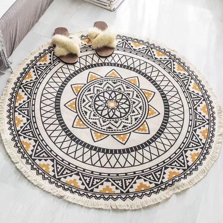 Tapis Rond Zen – Déco & Relaxation Intérieure