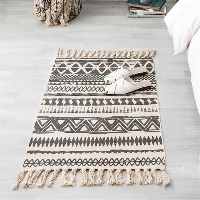 Tapis Zen Turc fait main en coton Kilim (60×90 cm) – Décoration & Méditation