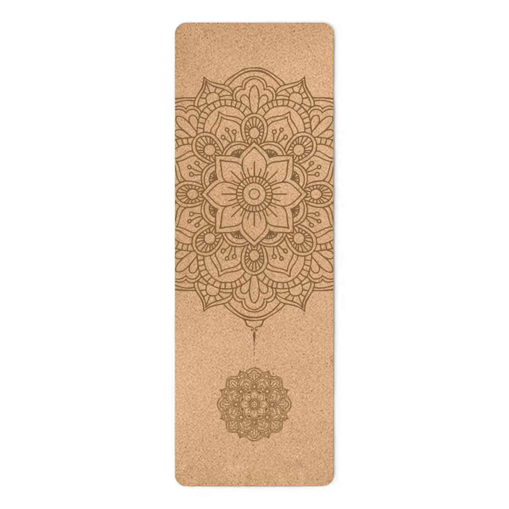 Tapis de Yoga Antidérapant Fleur de Lotus – Confort & Stabilité