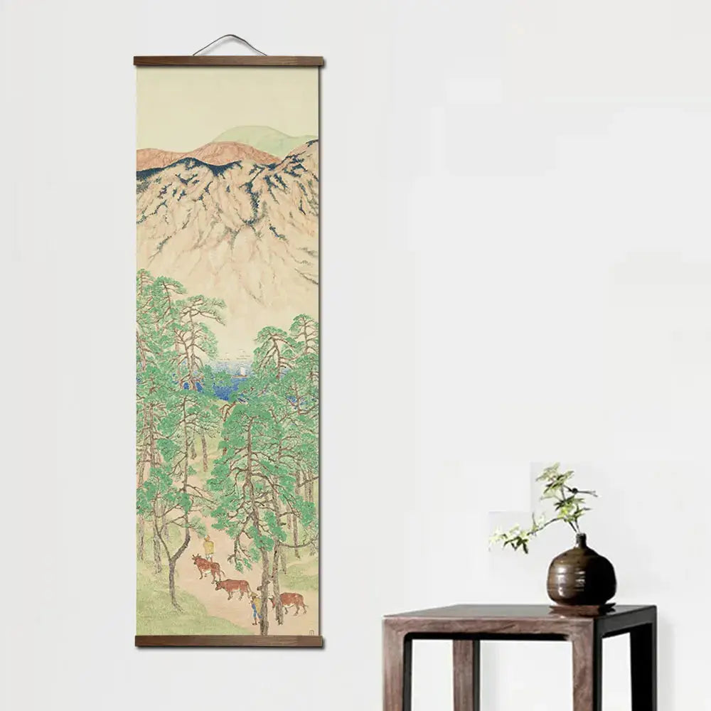 Décoration Murale Japonaise Zen aux Paysages Naturels