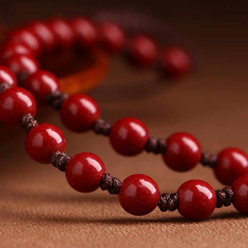 Collier Dragon en Jade Hetian, Cinabre et Cuivre | Année du Dragon