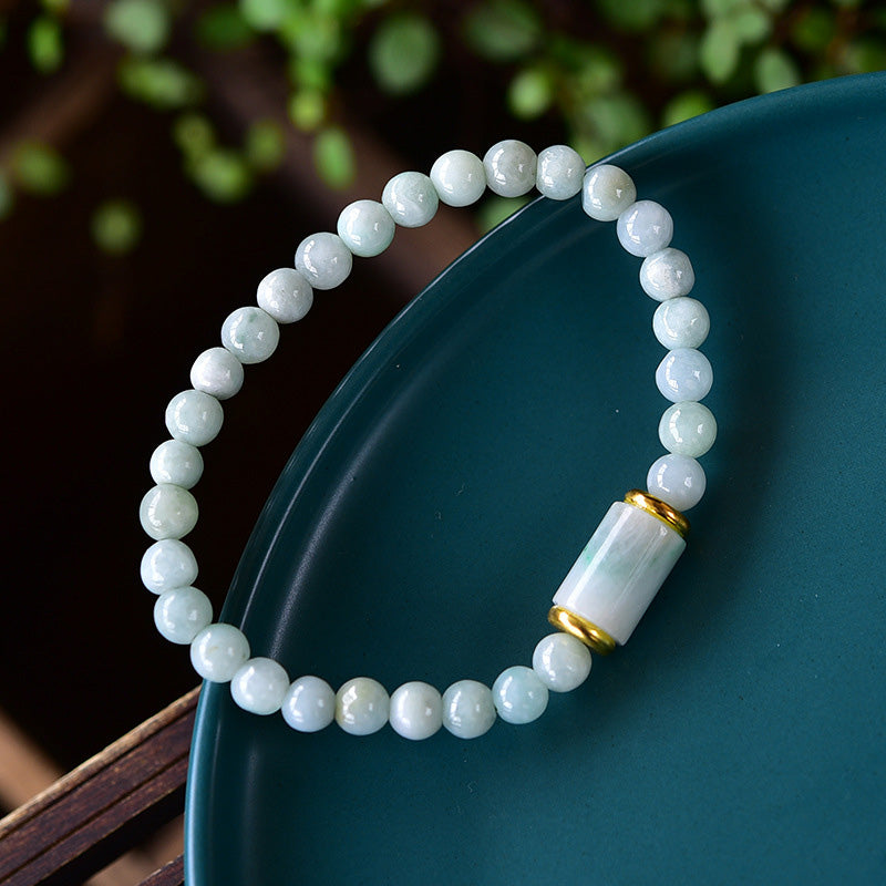 Bracelet Chance & Prospérité en Jade Naturel | Harmonie & Intention
