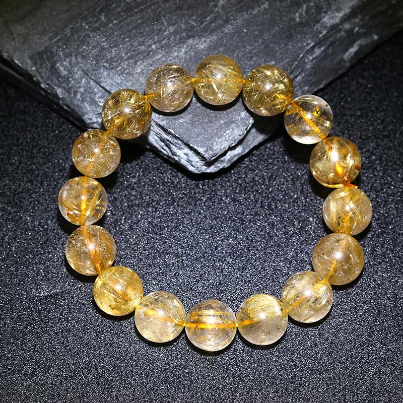 Bracelet en Citrine Naturelle 10 mm