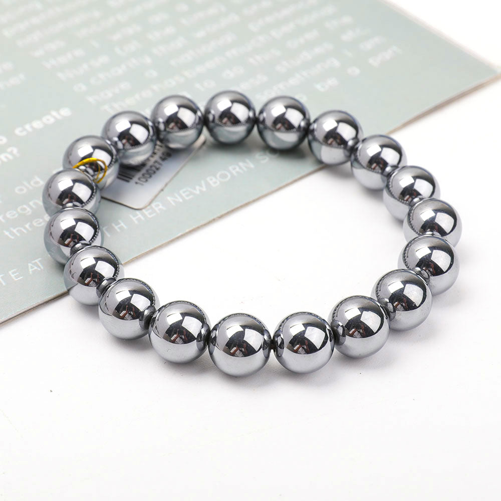 Bracelet en Térahertz – Protection Symbolique & Ancrage – Perles 10 mm