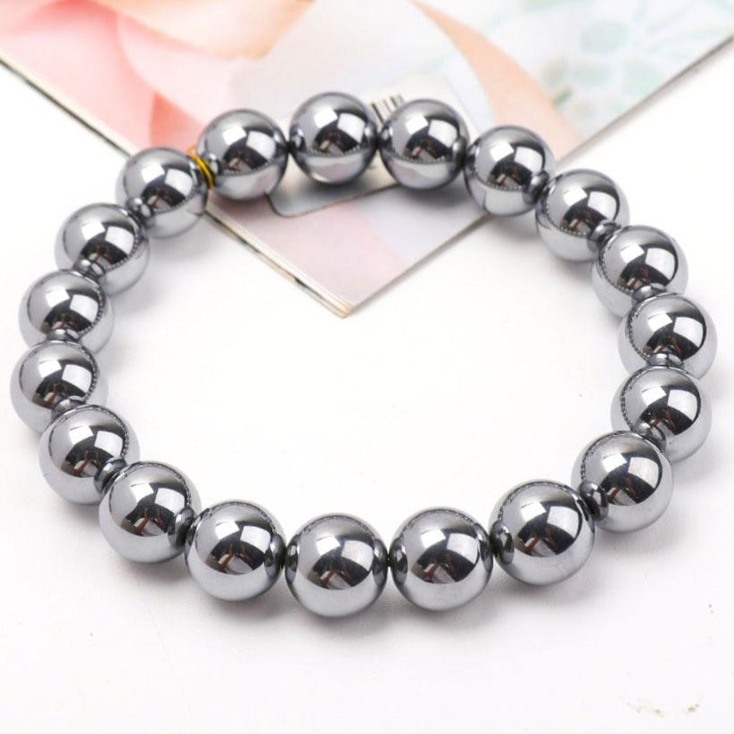 Bracelet en Térahertz – Protection Symbolique & Ancrage – Perles 10 mm