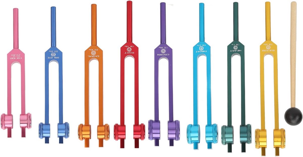 Set de Diapasons Chakra – Ensemble complet pour équilibre énergétique & bien-être