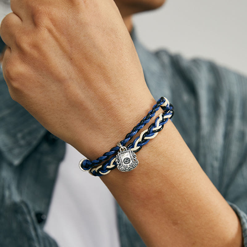 Bracelet Om Mani Padme Hum Argent 925 – Protection & Clarté