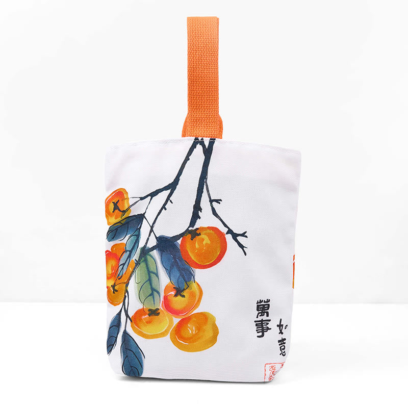 Sac Toile Kaki Motif Kakis Symboliques