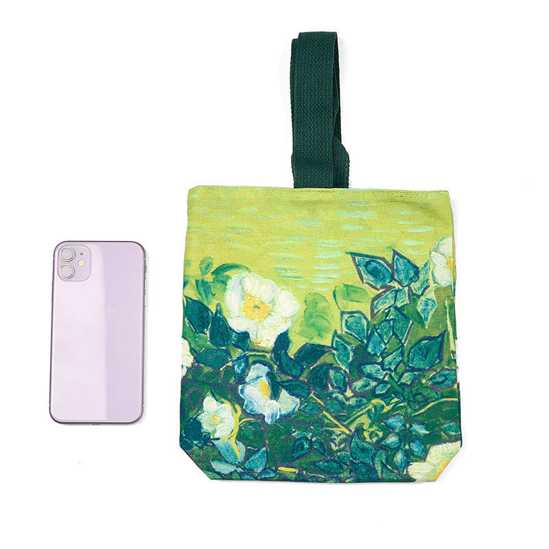 — Sac Cabas Toile « Wild Rose » — Élégance Botanique & Accessoire Intentionnel