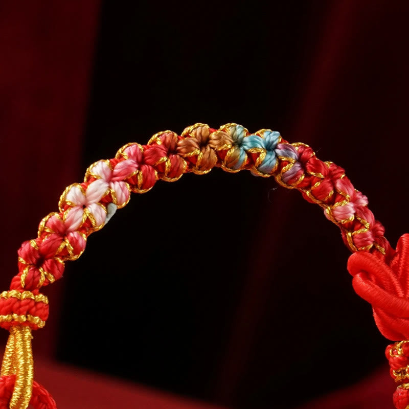 Bracelet de Protection Fil Rouge avec Breloque Serpent en Alliage de Cuivre (Ajustable)
