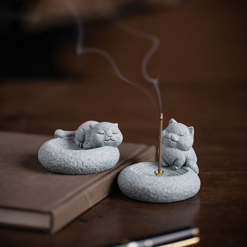 Brûleur Buddha Stones, décoration de bureau