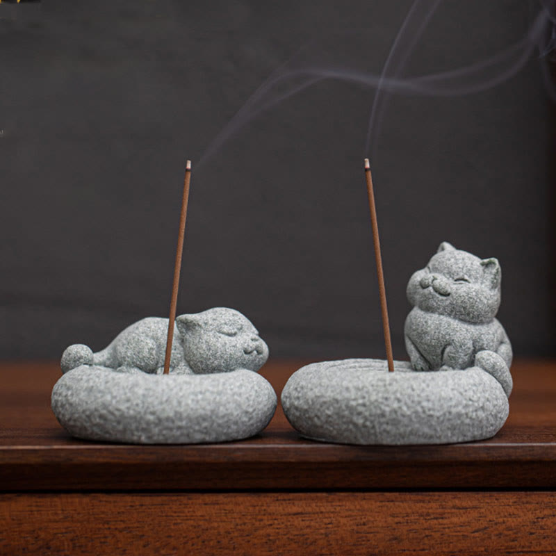 Brûleur Buddha Stones, décoration de bureau