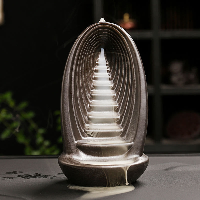 Brûleur d’Encens Main de Bouddha Céramique – Artisanat & Fumée à Reflux