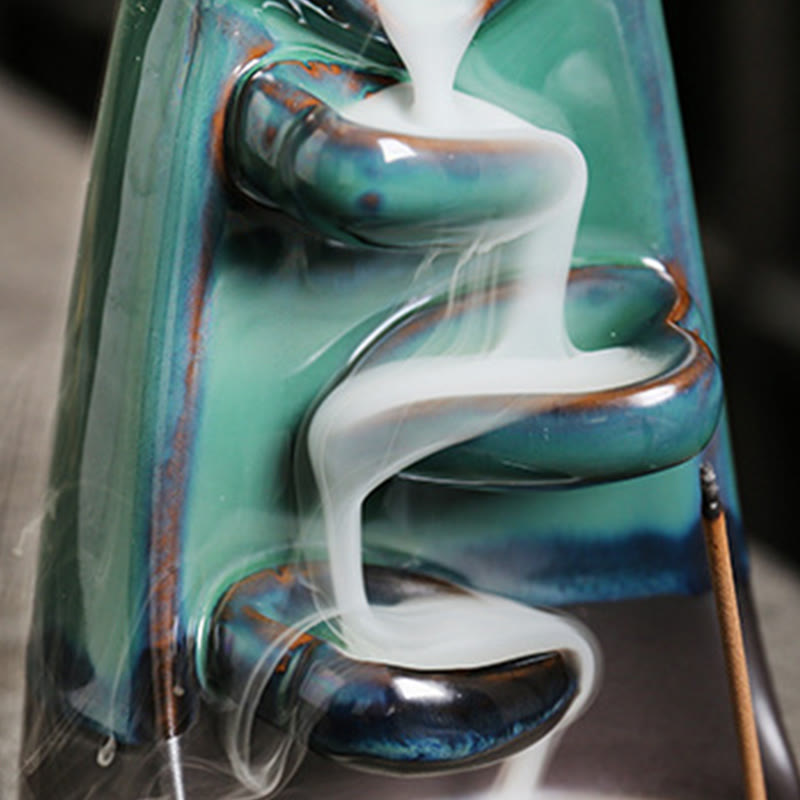 Porte-Encens à Reflux Couple d’Amoureux en Céramique 7,3 cm