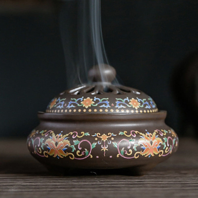 Brûleur d’Encens Dragon en Céramique – Porte-Encens Zen & Décoration Intérieure