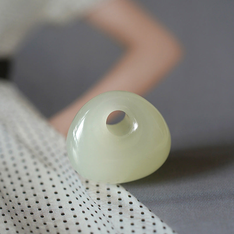 Collier Pendentif en Jade Naturel