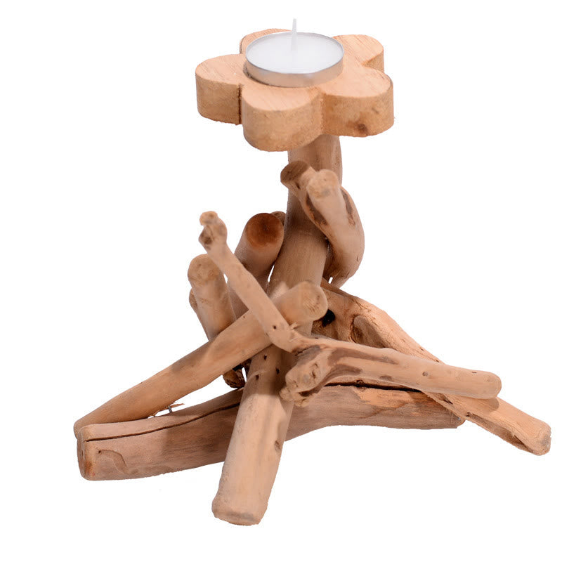 Peigne de Massage Relaxant en Bois de Santal Rouge et Vert