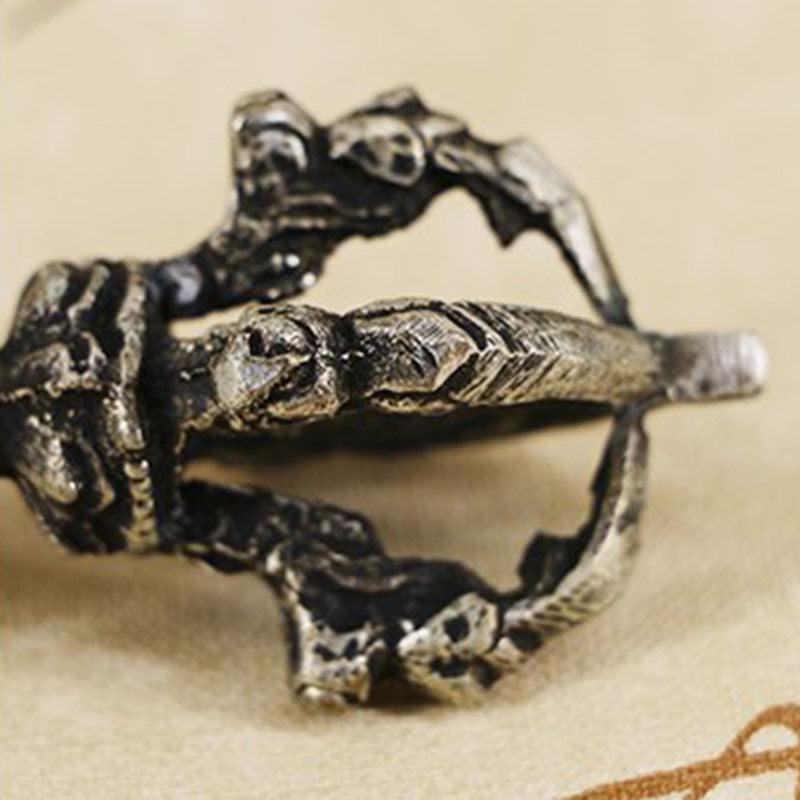 Cloche de Méditation et Vajra Dorje | Ensemble Rituel en Cuivre