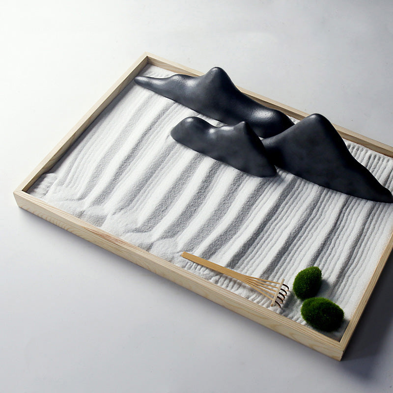 Décoration Jardin Zen en Céramique | Rochers Décoratifs pour Méditation