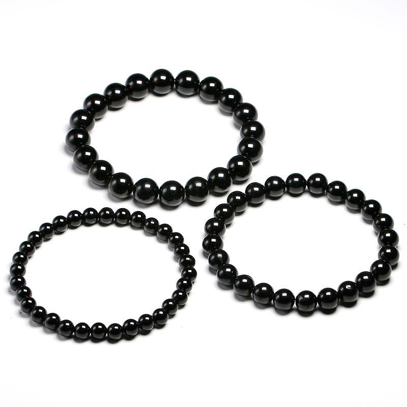Bracelet Ancrage en Tourmaline Noire