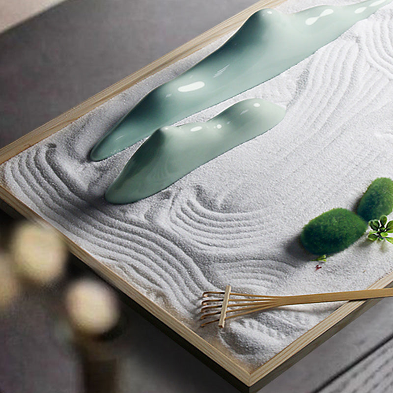 Décoration Jardin Zen en Céramique | Rochers Décoratifs pour Méditation
