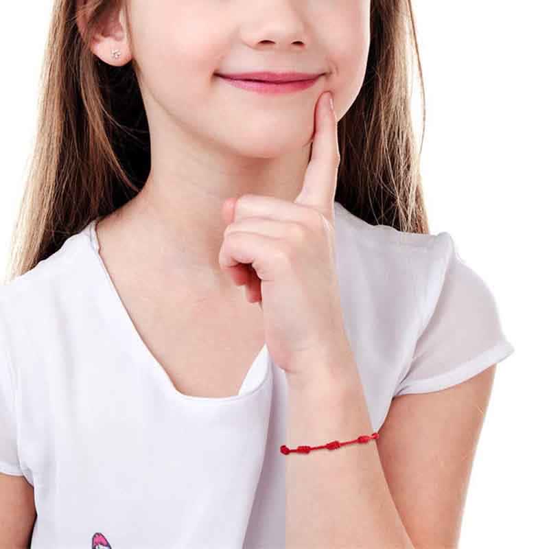 Coffret de 4 Bracelets de Protection Mauvais Œil en Fil Rouge – Amulettes Symboliques Ajustables