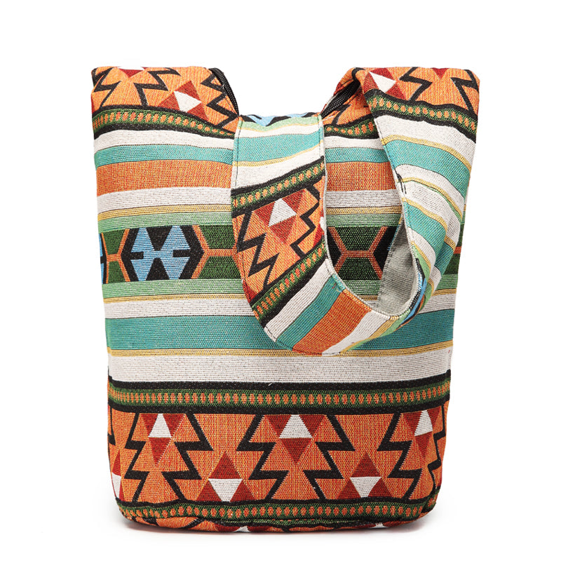Sac à bandoulière femme grande capacité – Polyester – 50 cm