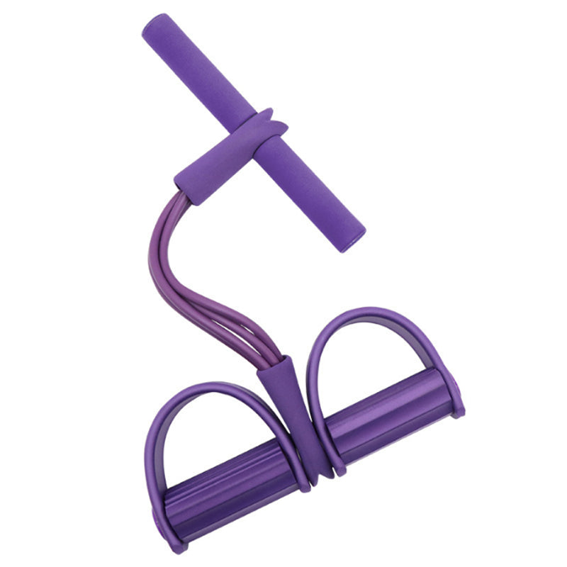 Corde de Traction Yoga Ajustable Violette 120 cm