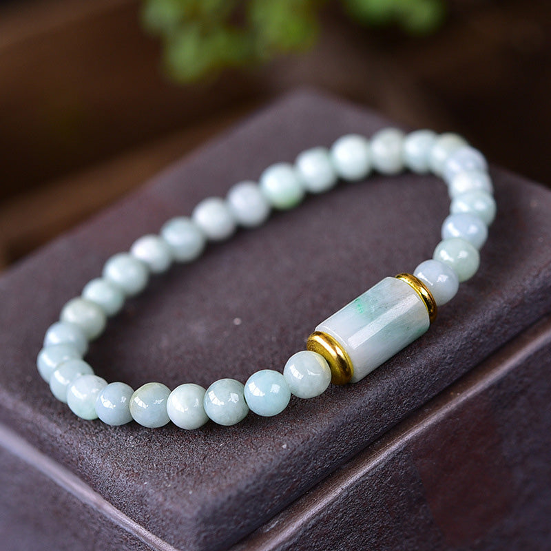 Bracelet Chance & Prospérité en Jade Naturel | Harmonie & Intention