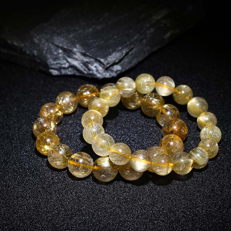 Bracelet en Citrine Naturelle 10 mm